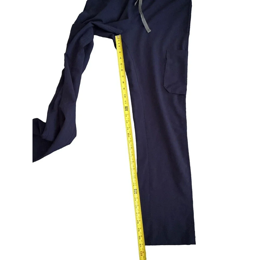 Figs Men's Blue Camo Malang Slim Cargo Scrub Pants‎ Size Medium M18SW2005 - Picture 4 of 8